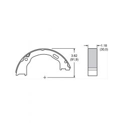 Wilwood Brake Shoes Parking Brake Dynalite Pro Series Set