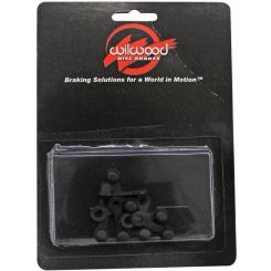 Wilwood Brake Bleeder Screw Caps Rubber Black Set Of 8