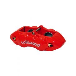 Wilwood Brake Caliper Forged D8-4 Aluminum Red Anodized 4-Piston