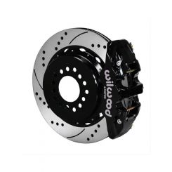 Wilwood Disc Brake Kit Aero4 Rear Slotted/Drilled Rotor 4-Piston