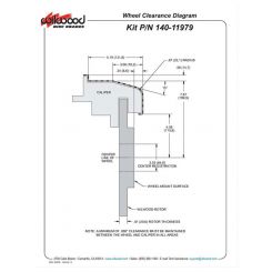 Wilwood Cpb Rear Kit 12.19" Drilled Red