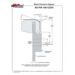 Wilwood D154 P/S Park Brake Kit Drilled