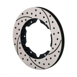 Wilwood Brake Rotor Srp Cross-Drilled Slotted Carbon Iron Black E-