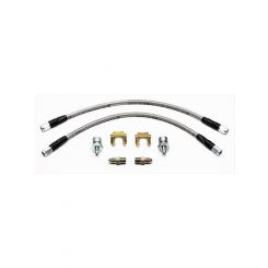 Wilwood Brake Lines Braided Stainless Steel Rear 12 In. Length Chevy
