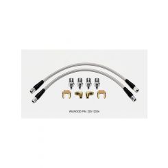 Wilwood Brake Hoses Flexline Braided Stainless Steel Front Buick Kit