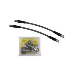 Wilwood Brake Hoses Flexline Braided Stainless Steel 10 In. Length