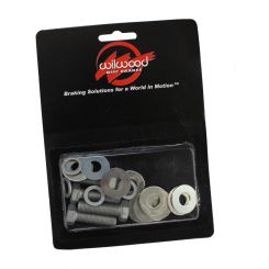 Wilwood Brake Caliper Bolts 3/8-24 In. Thread Size Steel Natural Fr