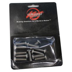 Wilwood Brake Rotor Bolts 8740 Chromoly Black Oxide 5/16-18 In. Thr