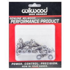 Wilwood Brake Rotor Bolts Stainless Steel Natural 1/4-20 In. Thread