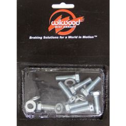 Wilwood Brake Rotor Bolts Steel Zinc Plated 5/16 In.-18 1.00 In. Len