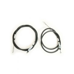 Wilwood Parking Brake Cable Floor Mount Black Plastic Jacket Ford K