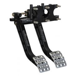 Wilwood Pedal Assembly Brake/Clutch Reverse Mount Aluminum Black Re