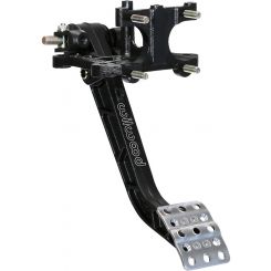 Wilwood Brake Pedal Assembly Underdash Mount Aluminum Black Rectang