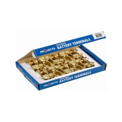 Projecta Brass Battery Saddle Terminal 8  50mm Pack of 10