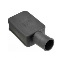 Projecta Straight PVC Terminal Cover Black Pack of 10
