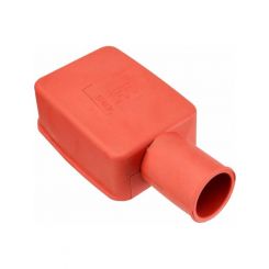 Projecta Straight PVC Terminal Cover Red Pack of 10