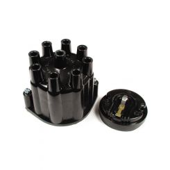 Accel Distributor Cap & Rotor Kit Black. Socket Style. (8124 C)