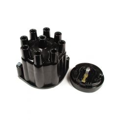 Accel Cap and Rotor Kit Socket Style Brass Terminals Clamp Down Tan N