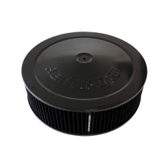 Aeroflow 14" X 4" Air Cleaner Assy 7-5/16" Flatbase Black Cotton