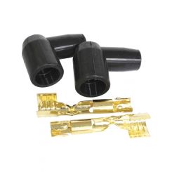 Aeroflow Distributor Boots & Terminals 90 Deg. 2 Boots & 2 Termin