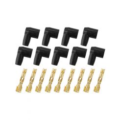 Aeroflow 9 X Socket Boots & Terminals 90 Deg. 9 Boots & 9 Termina