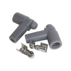 Aeroflow Hei Boots & Terminals 90 Deg 2 Boots,Terminals Grey