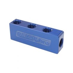 Aeroflow Compact Distribution Block 1 In, 6 Out All Ports 1/8" Np