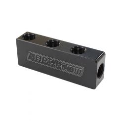 Aeroflow Compact Distribution Block 1 In, 6 Out All Ports 1/8"