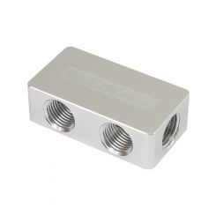 Aeroflow Compact Distribution Block 2 In, 4 Out All Ports 1/8" N
