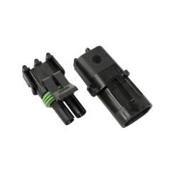 Aeroflow Weathertight 2 Pin Connector Male/Female, Pins & Seals