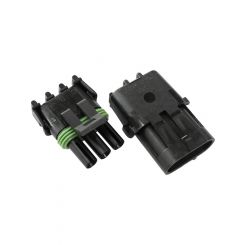 Aeroflow Weathertight 3 Pin Connector Male/Female, Pins & Seals