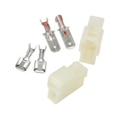 Aeroflow 2 Pin Electrical Connector Automotive Spade Style