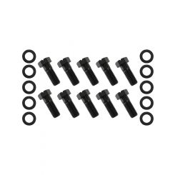 Aeroflow Ford 9" Ring Gear Bolt Set 1.21" Uhl 1.51" Oal 10 Pack