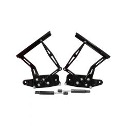 Aeroflow Billet Bonnet Hinge Kit Black Holden Hk - Ht - Hg