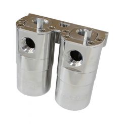 Aeroflow Dual Catch Can -10Orb Air / Oil Separator Diesel