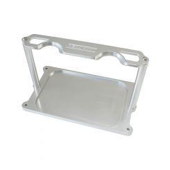 Aeroflow Battery Hold Down Tray Polished Billet Optima