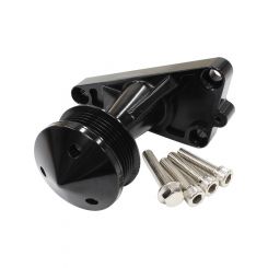 Aeroflow Gm Ls Power Steering Delete Idler Bracket And Pulley Bl