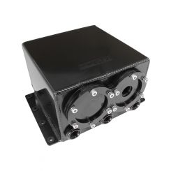 Aeroflow Dual Under Car Pump Surge Tank Black Suits 2 X Af49-101