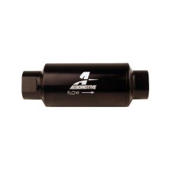 Aeromotive Inline Microglass Fuel Filter -10 Orb 10 Micron. 2" Od Black