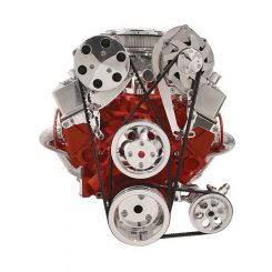 Billet Specialties Sbc Top Mount A/C Bracket V-Groove Long Pump