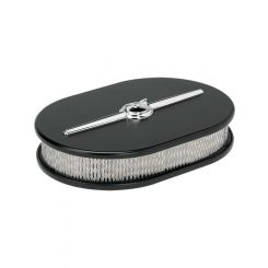 Billet Specialties Billet Streamline Small Oval Black Air Cleaner