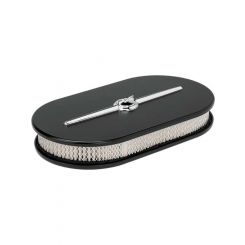 Billet Specialties Billet Streamline Lge Oval Black Air Cleaner