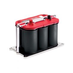 Billet Specialties Billet Battery Mount Optima Polished Large Battery