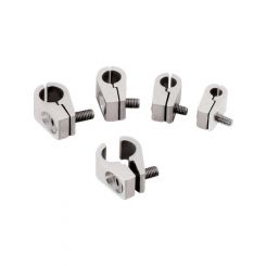 Billet Specialties Billet Line Clamps 1/4 4Pack