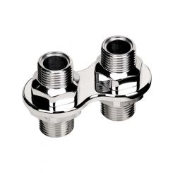 Billet Specialties Billet Bulkheads Heater 2 Port Screw On Lines -10/-1