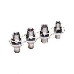Billet Specialties Billet Bulkheads Heater Inline Push-On Hoses/Ac Scre