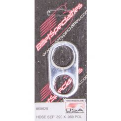 Billet Specialties Hose Separators, 22.6 & 24.6Mm Each, .890 &.969 Id