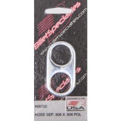 Billet Specialties Hose Separators, 24.6 & 24.6Mm Each, .906& .906 Id