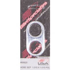 Billet Specialties Hose Separators, 25.8 & 25.8Mm Each, 1.015 & 1.015 I