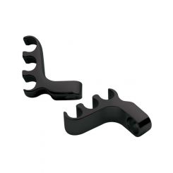 Billet Specialties Lead Separators, 3-Wire Blk Pr Billet, Valve Cover M